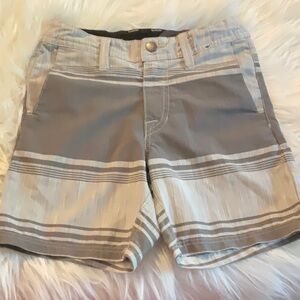 Volcom Gray Striped Shorts